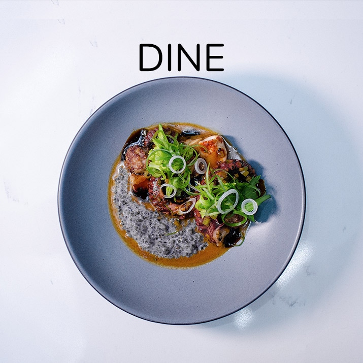 closeup of appetizer on a plate