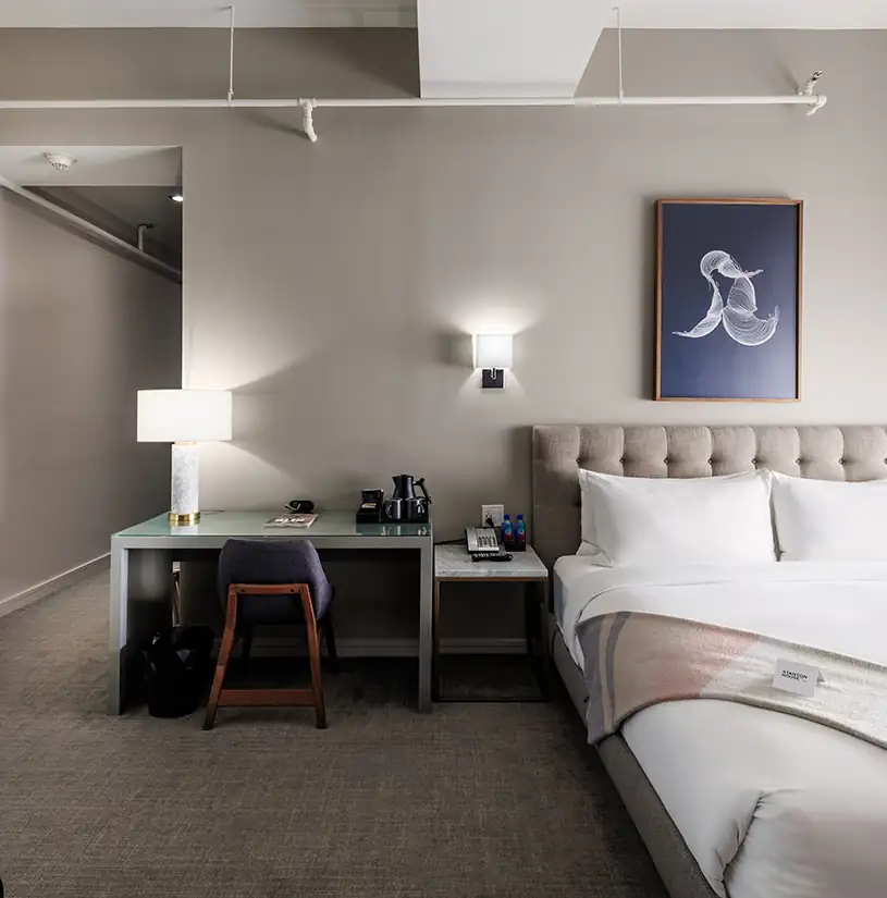 Deluxe King at Stanton House